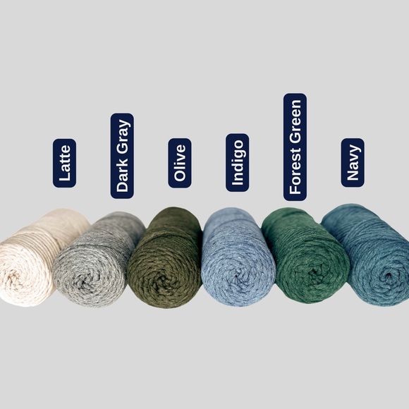 Macrame Tassel Keychain Clip with Keyring - Picture 7 of 7